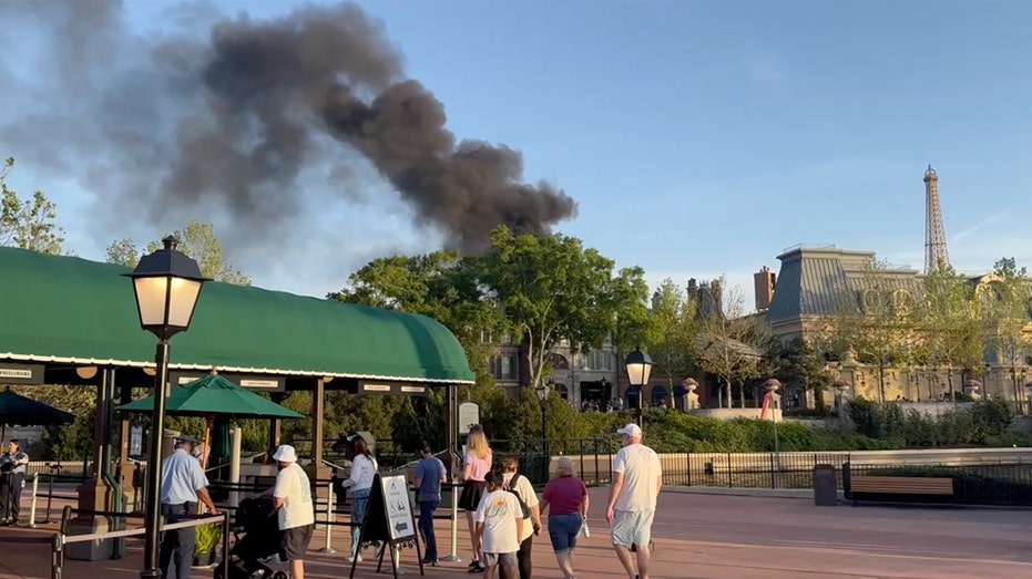 Fire at Disney's Epcot