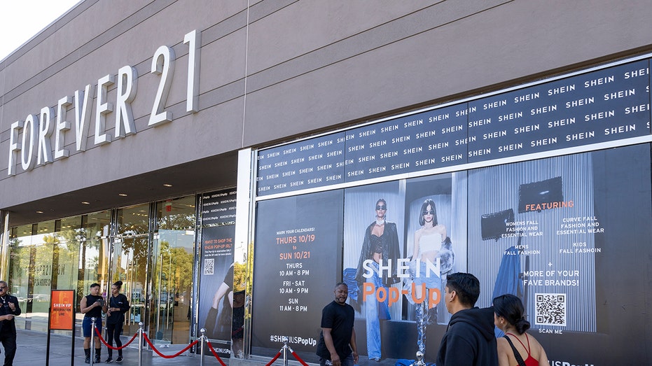 Shein popup in Forever 21