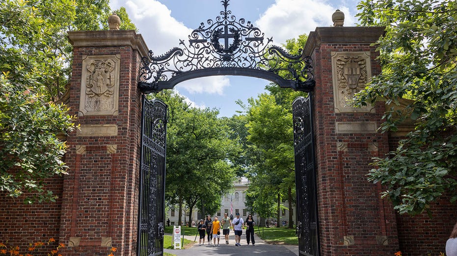 Gates entering Harvard Yard