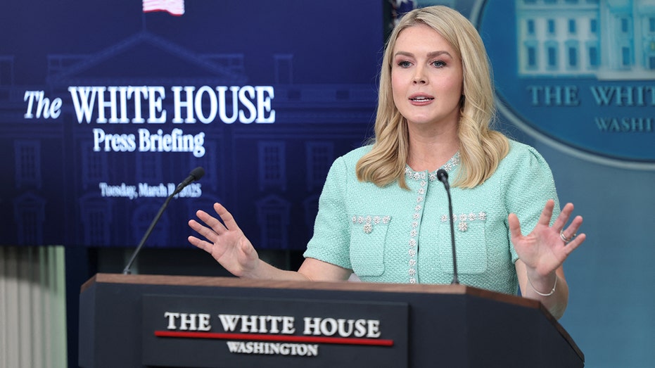 White House press secretary Caroline Levitt