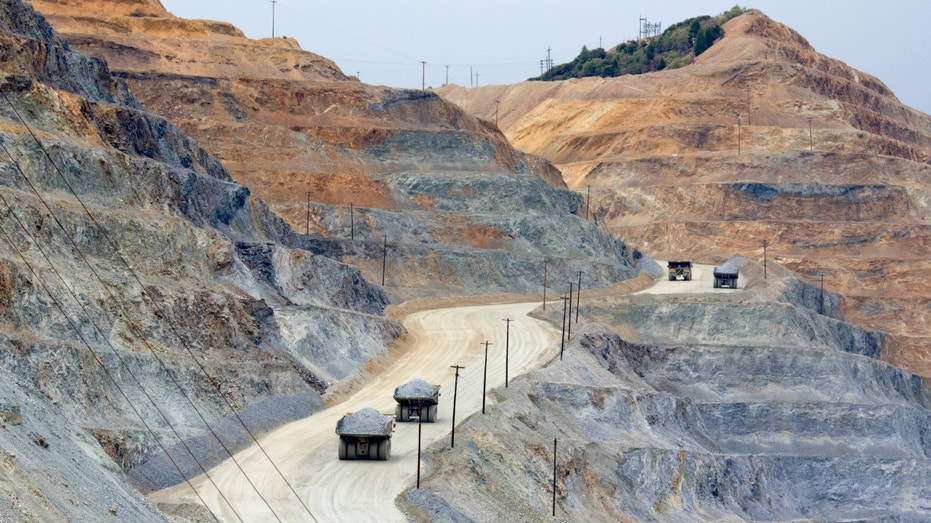 The Kennecott Copper Mine outside Salt Lake City, Utah.