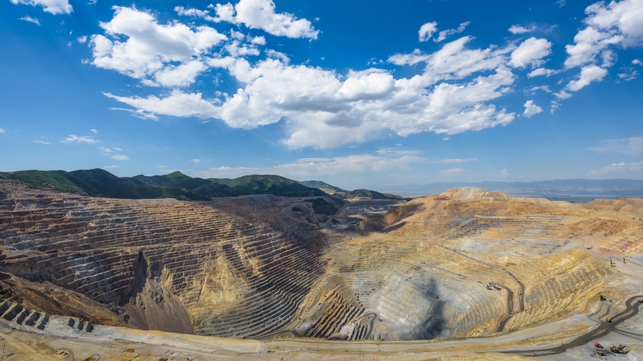 The Bingham Canyon Mine, also known as the Kennecott Copper Mine, in Utah.