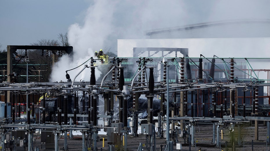 Fire in the London Heathrow sub -station