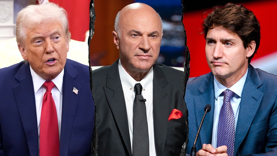 Donald Trump, Kevin O'Leary and Justin Trudeau