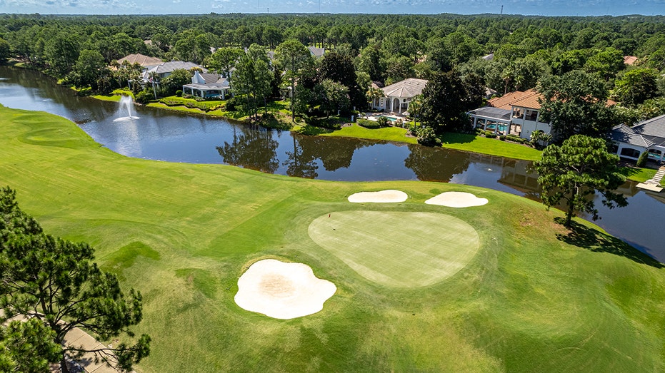 A golf course in Florida