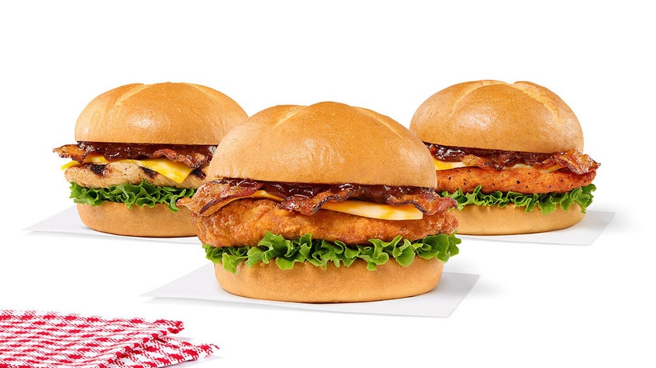 Chick-fil-a smokehouse bbq bacon sandwich