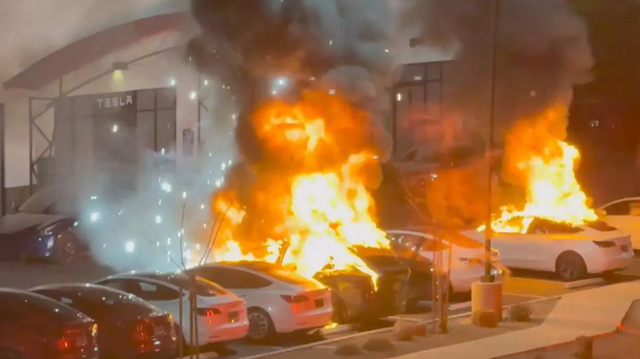     Tesla vehicles are on fire