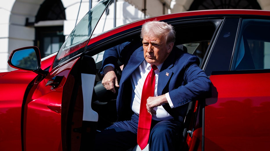 Trump says he's going to buy a Tesla while actions collapse