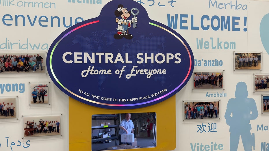 Central Shops sign at Walt Disney World