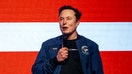 Elon Musk, chief executive officer of Tesla Inc., speaks during an America PAC town hall ahead of the Wisconsin Supreme Court election at the KI Convention Center in Green Bay, Wisconsin, US, on Sunday, March 30, 2025.