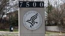 WOODLAWN, MARYLAND - MARCH 19: A sign in front of the Centers for Medicare &amp; Medicaid Services building on March 19, 2025 in Woodlawn, Maryland. Elon Musk&apos;s Department of Government Efficiency (DOGE), is focusing on the Medicare and Medicaid payment infrastructure as a way to make cost-saving cuts in the system. 