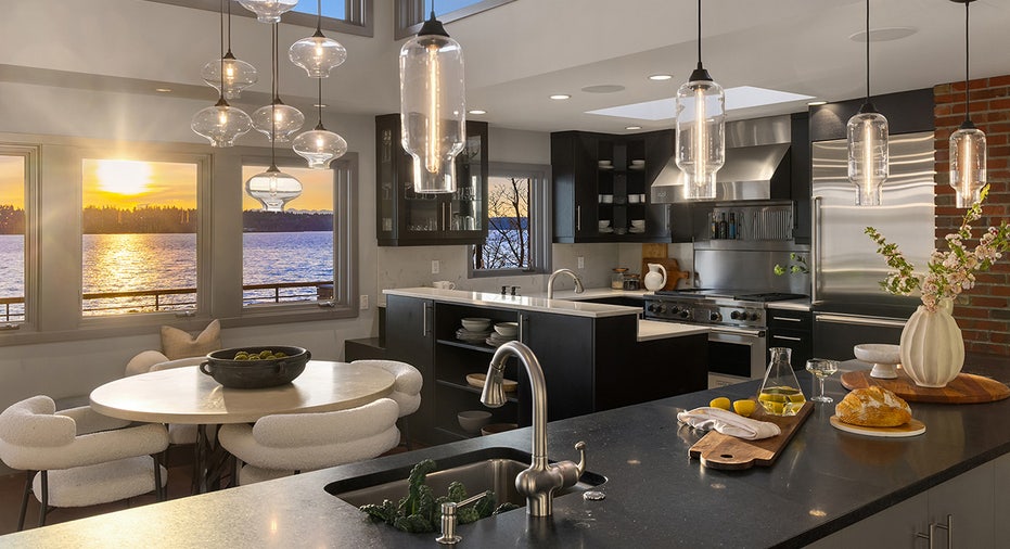 A view of the kitchen in the home