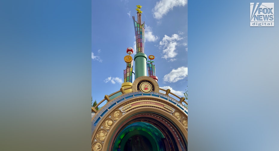 Super Nintendo World portal at Universal Epic Universe