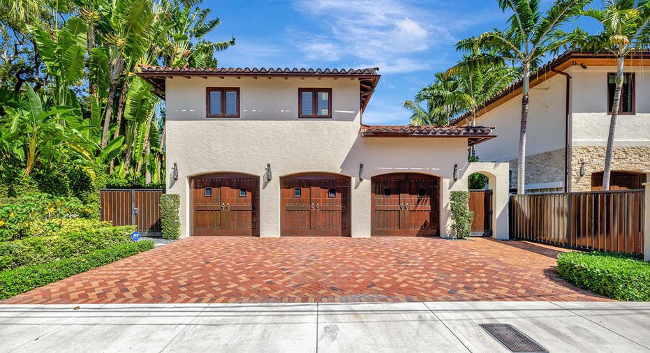 The seller's love of cars was a major driver of the design of the home