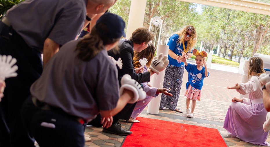 Once Upon A Wish Party red carpet arrival