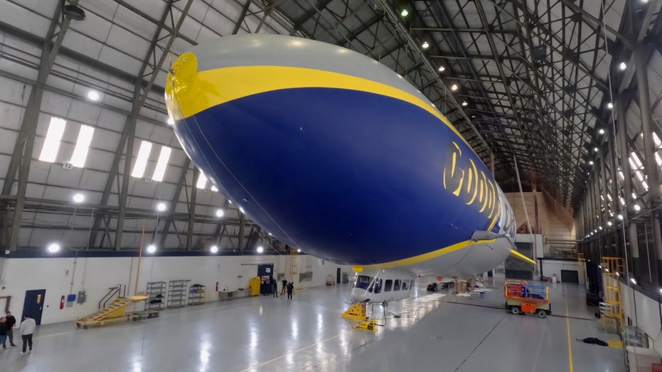 The revamped look is inspired by the company's first-ever branded blimp, Pilgrim, which took to the skies 100 years ago, according to an announcement from the tire and rubber company.