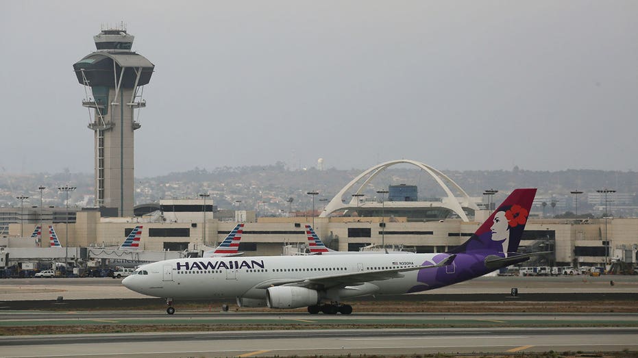LOS ANGELES, CA - JUNE 28: Hawaiian Airlines A330 at Los Angeles International Airport on June 28, 2017 in Los Angeles, California. (Photo by FG/Bauer-Griffin/GC Images)