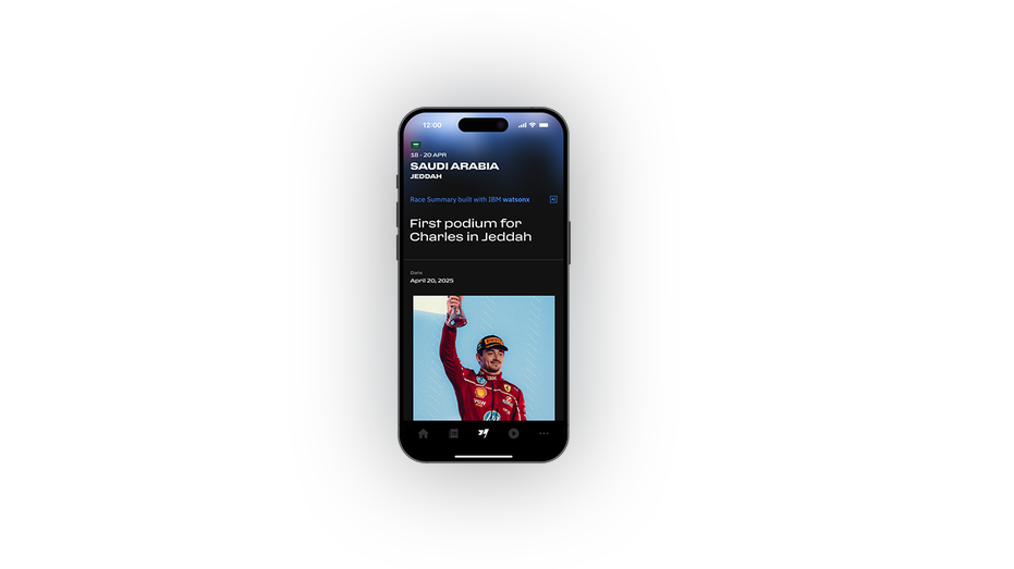 New look of Ferrari mobile app