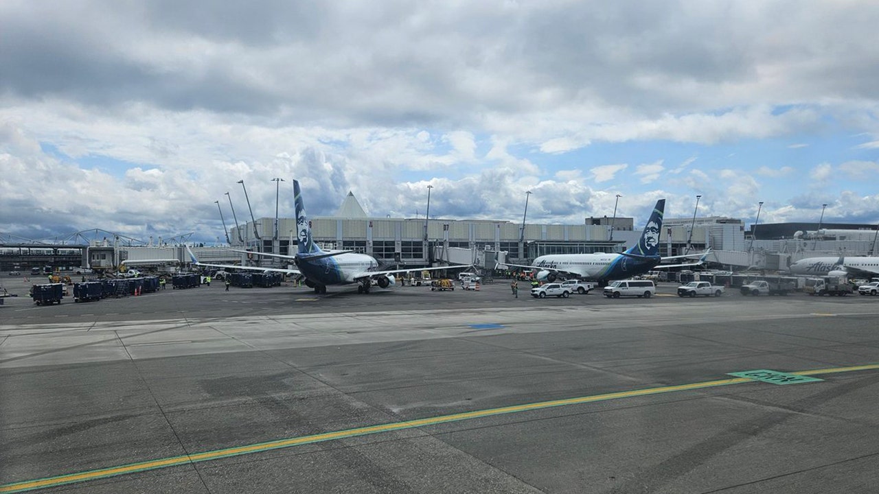 Alaska Airlines planes clip wings at Seattle-Tacoma airport, prompting FAA probe Alaska Airlines planes clip wings at Seattle-Tacoma airport, prompting FAA probe