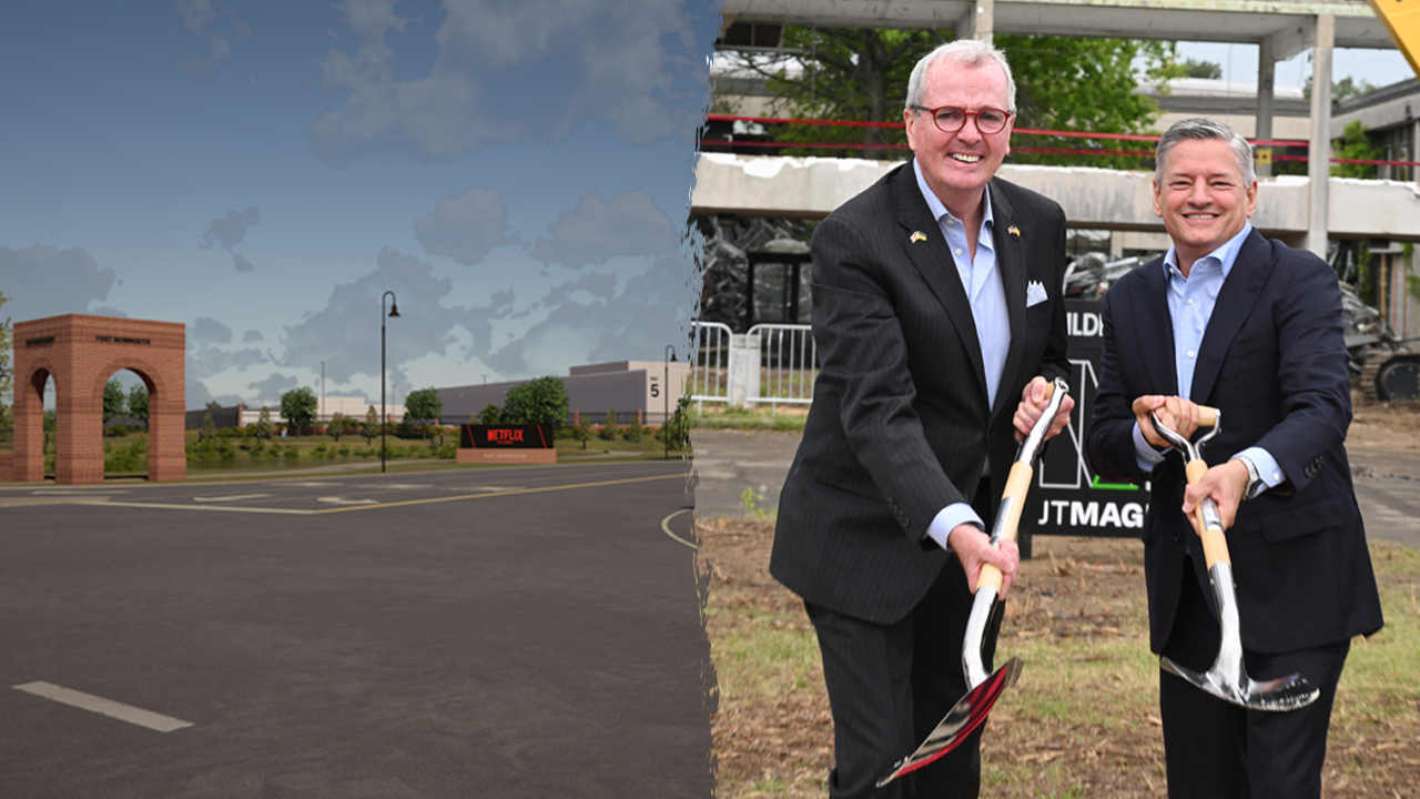 Netflix breaks ground on B New Jersey studio as Trump pushes for movies to be made in America