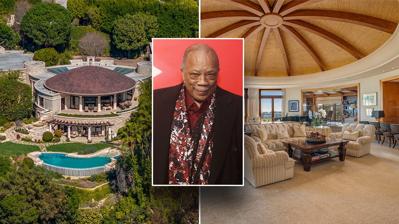 Quincy Jones’ sprawling Bel Air estate listed for .9M