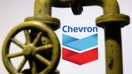 The Chevron logo is seen in this illustration taken on Oct. 23, 2023. - Fox Business News