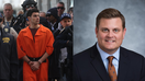 This 2017 file photo of Brian Thompson next to Luigi Mangione, the 26-year-old accused of killing him in New York City,