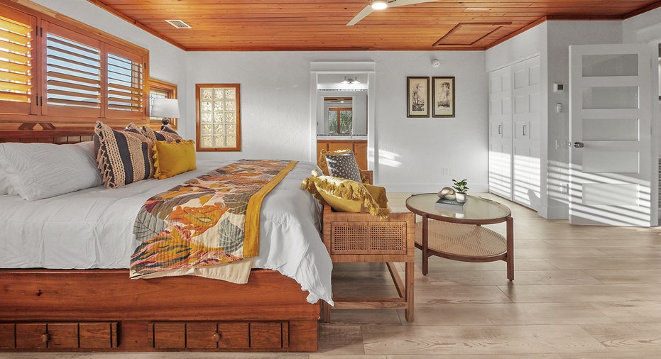 Former Tom Petty home primary bedroom