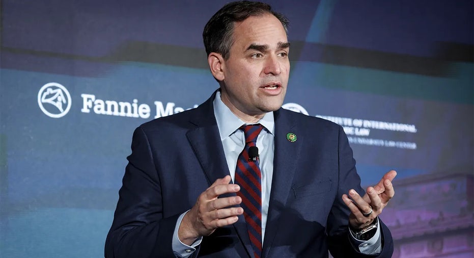 Rep. Wiley Nickel, D-N.C., speaks during the DC FinTech Week event in Washington, D.C., on Nov. 7, 2023.