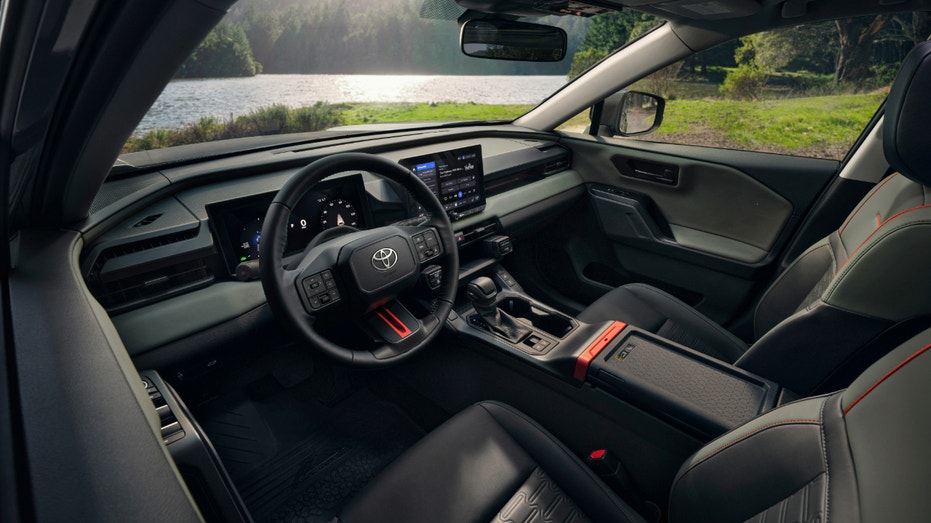 The interior of the 2026 Toyota RAV4.