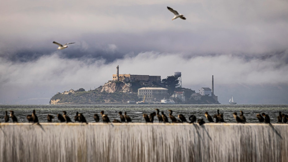 Alcatraz Island in San Francisco Bay as seen from Treasure Island in San Francisco, on Wednesday, Sept. 18, 2024.