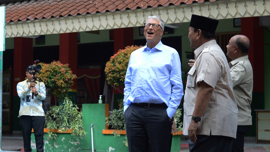 Bill Gates in Indonesia in May 2025
