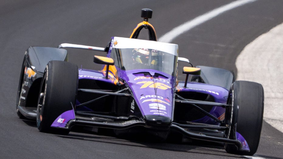 Conor Daly in the ampm car