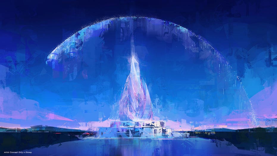 Disney castle graphic