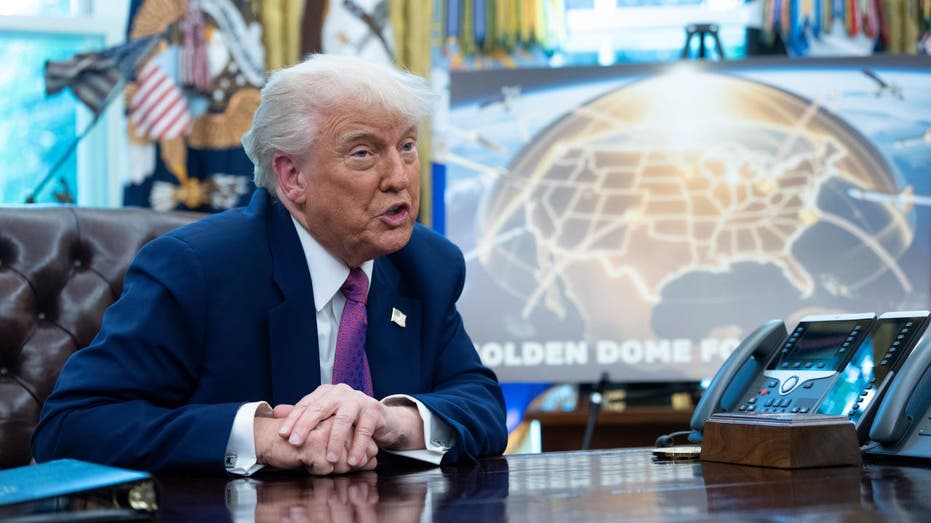 Donald Trump reveals the golden dome