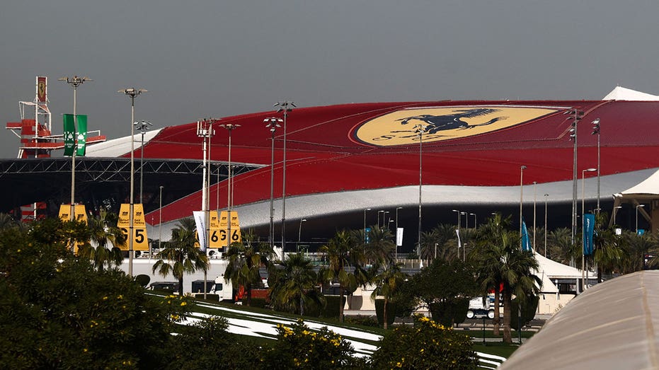 A view of Ferrari World during the Formula 1 post-season test at Yas Marina Circuit in Abu Dhabi, United Arab Emirates on November 28, 2023. (Photo by Jakub Porzycki/NurPhoto via Getty Images)