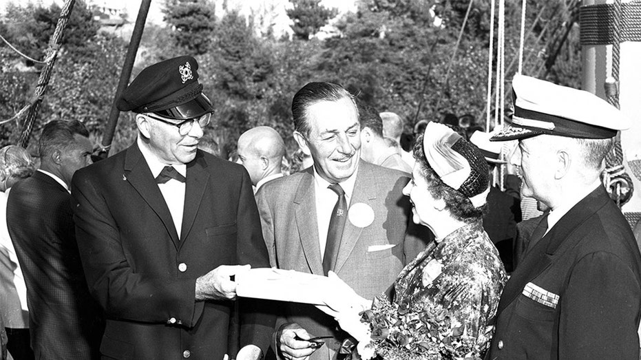 Admiral Fowler with Walt Disney