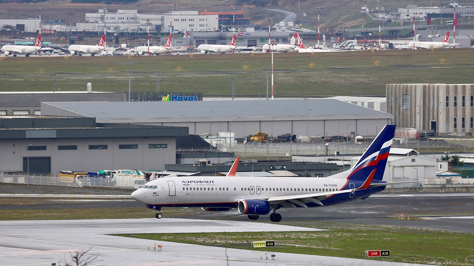 Plane on tarmac at Istanbul Airport