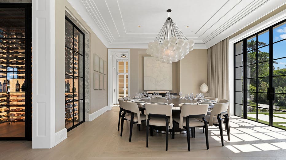 The dining room