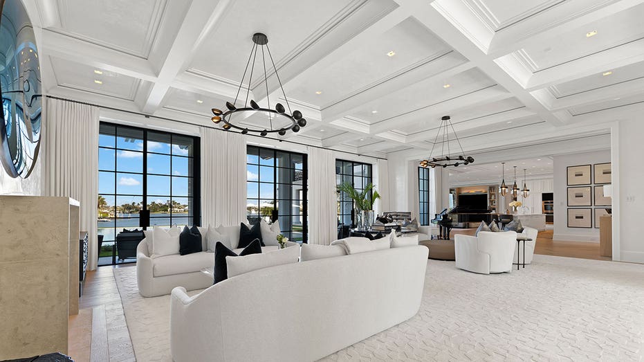A view of the inside of the Naples, Florida home