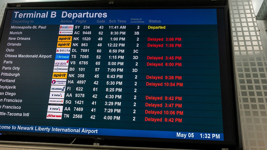 Delays at Newark airport