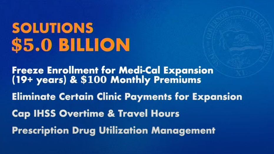 Screenshot of Gavin Newsom Plan