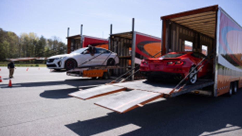 Vehicles were delivered at the James J. Roli Training