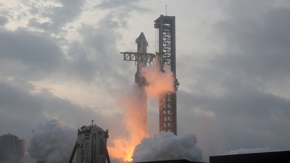 SpaceX test flight in March 2024