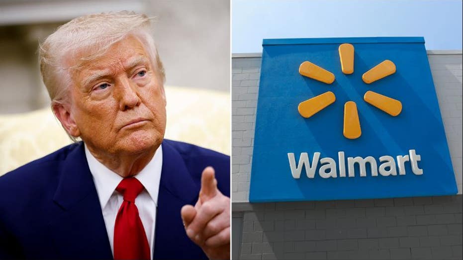 Division of Trump and Walmart