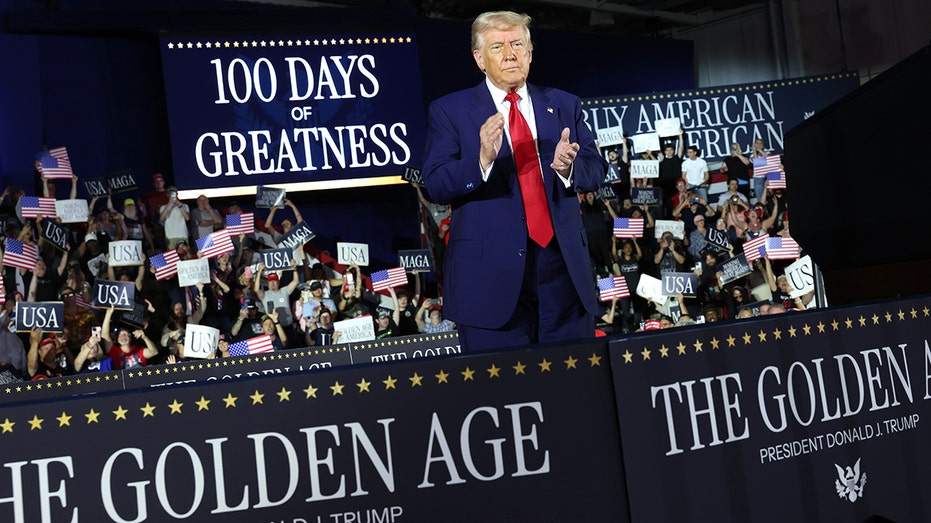 Donald Trump at 100 Days Celebration