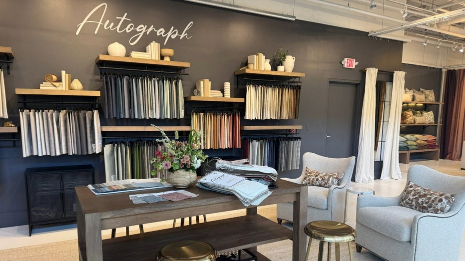 A Valdese Weavers showroom in Highpoint, North Carolina.