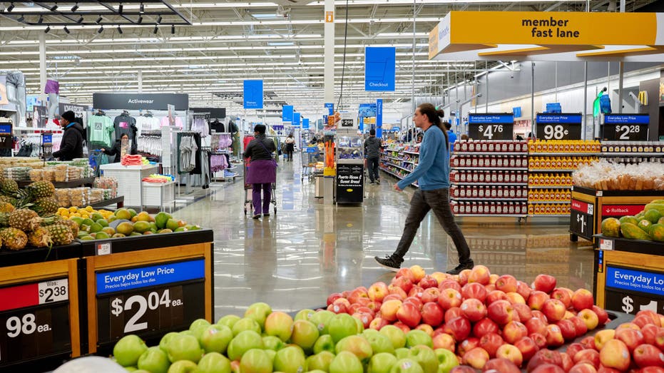 Walmart shelves