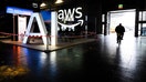 A lettering AI for "Artificial Intelligence" stands at the Amazon Web Services AWS stand at the Hannover Messe 2025 industrial trade fair.  - Fox Business News