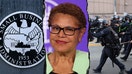 Split of SBA, Mayor Karen Bass, and L.A. protest - Fox Business News